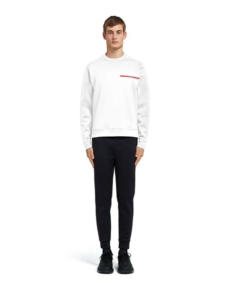 prada jersey sweatshirt|prada jumpsuit men's.